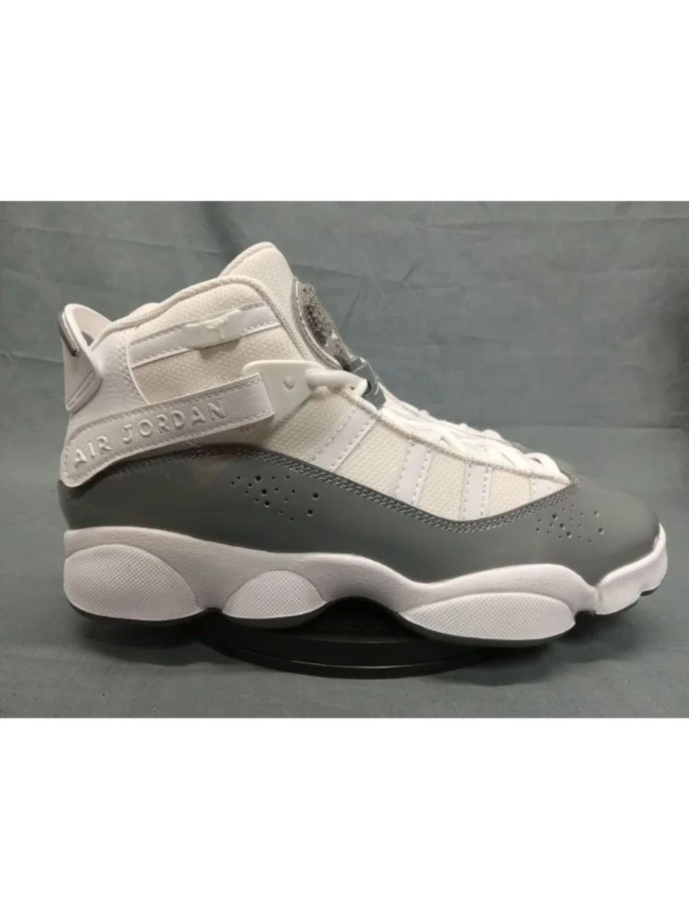 Nike Jordan 6 Rings (GS) Sneakers White Cool Grey Boys Size 6.5 NEW IN BOX!